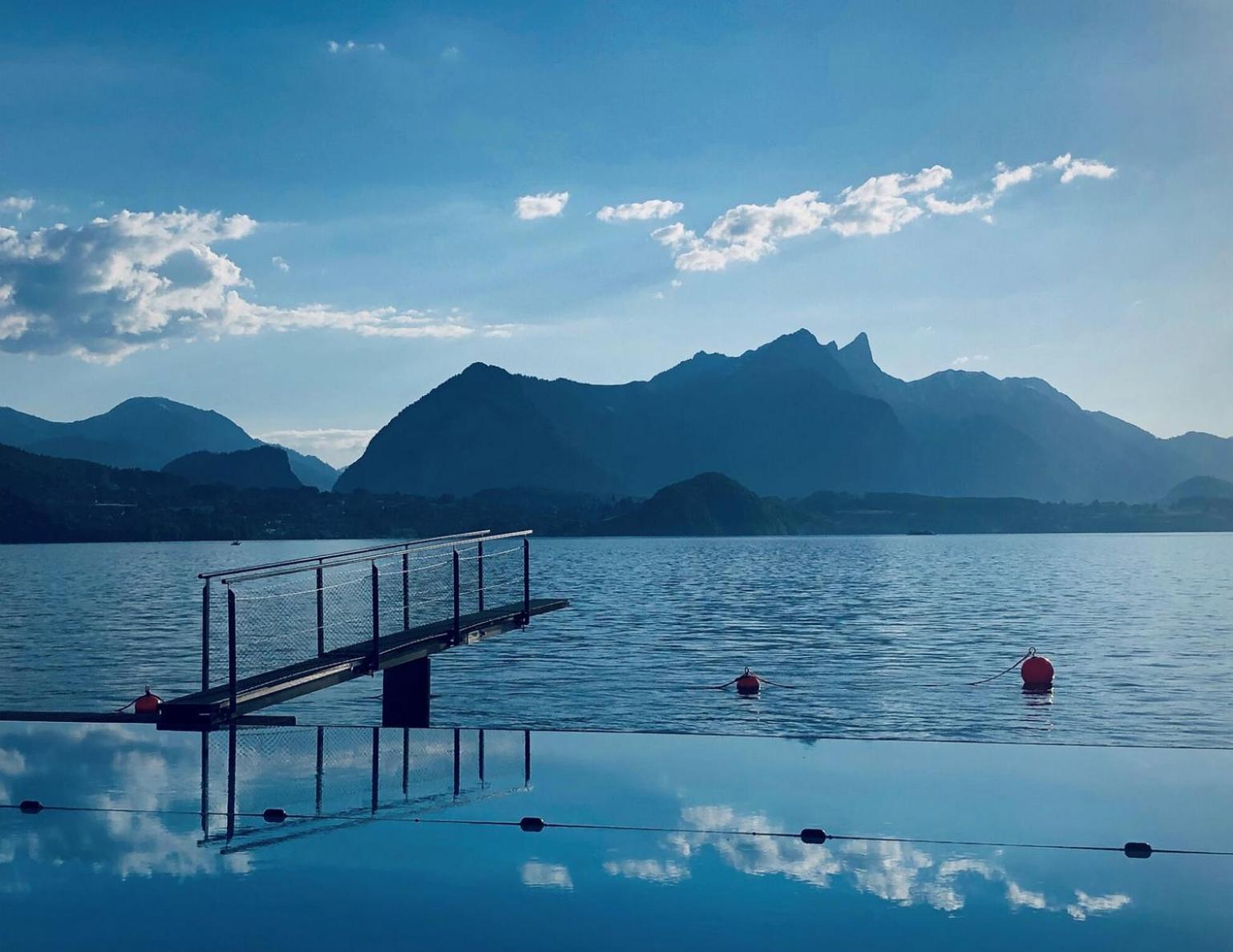 Chalet Egglen "Typical Swiss House, Best Views, Private Jacuzzi" Sigriswil Extérieur photo